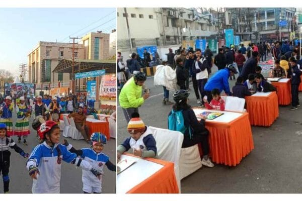 38वें राष्ट्रीय खेल के प्रति जागरूकता के लिए हल्द्वानी में “खेल राह” का आयोजन