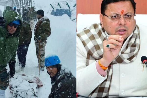 माणा हिमस्खलन की सीएम धामी ने खुद संभाली कमान, देर रात पुनः की कार्यों की समीक्षा